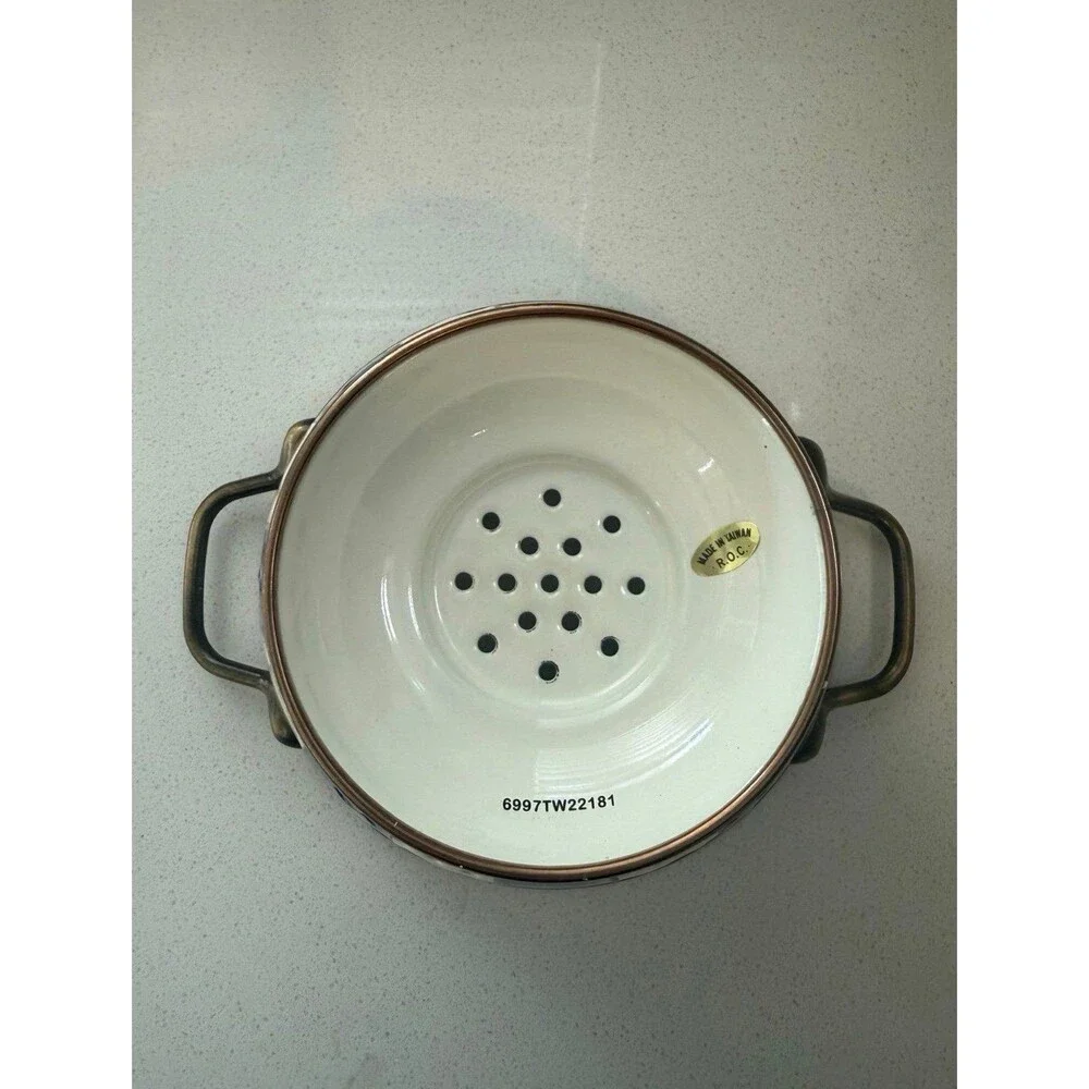MacKenzie-Childs Royal Check Small Colander *NEW